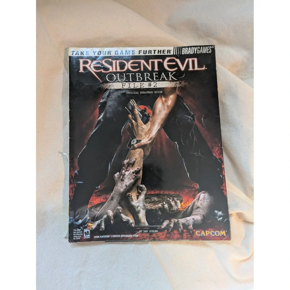 Resident Evil Outbreak File 2 Strategy Guide BradyGames PS2 Capcom Dan Birlew